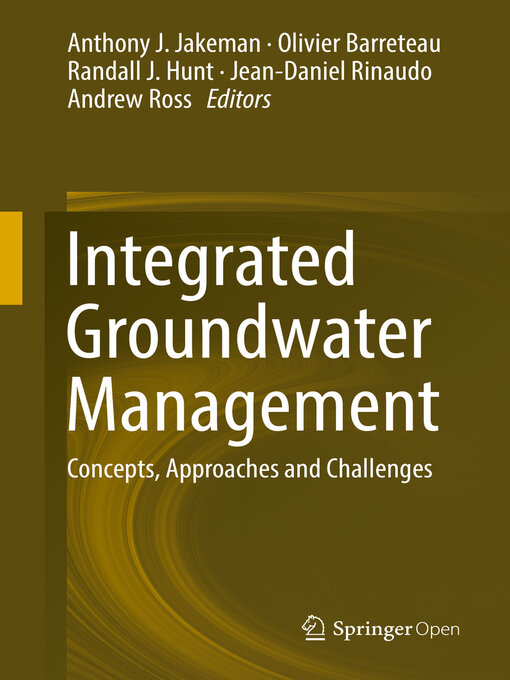 Title details for Integrated Groundwater Management by Anthony J Jakeman - Available